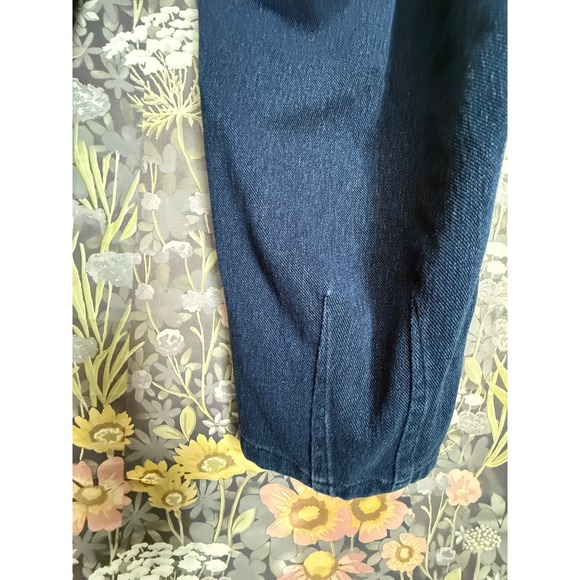 Anthropologie Pilcro Dark Wash Denim Cargo Pants Women's Size 32 - Picture 9 of 9